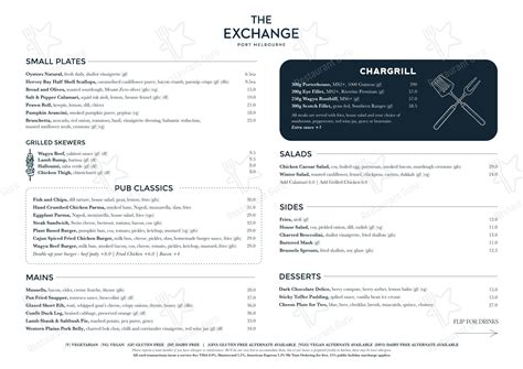 the exchange hotel port melbourne menu|Menu at The Exchange Hotel pub & bar, Port Melbourne, 39 Bay St